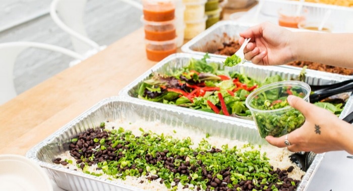 Sifted Buffet Office Lunch